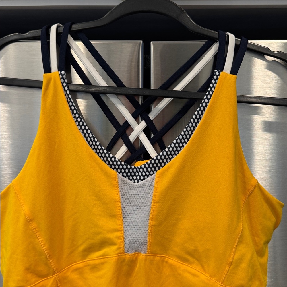 Lucky in Love Vibrant Yellow Tank Top L - Picture 3 of 10